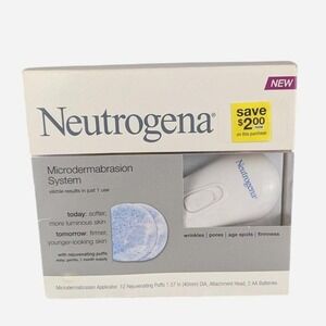 Neutrogena Microdermabrasion System Starter Kit 12 Puffs New Sealed Rare